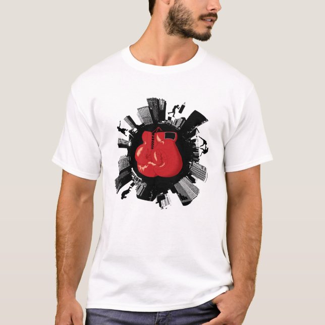 T-shirt Ville de boxe (Devant)