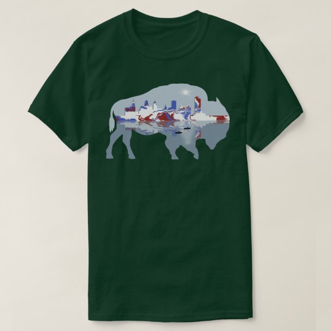 T-shirt Ville de Buffalo New York (Design devant)
