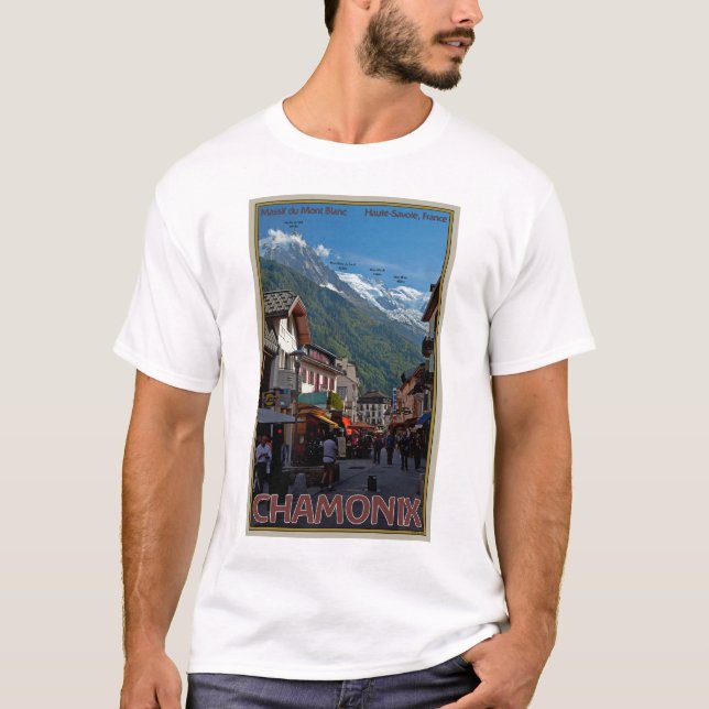 T-shirt Ville de Chamonix (Devant)