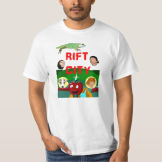 T-shirt Ville de crevasse