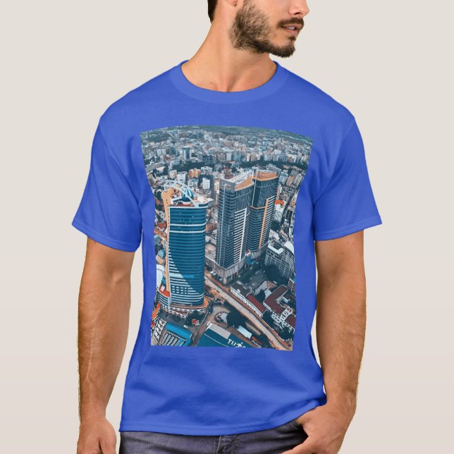 T-shirt Ville de Dar es salaam drôle (Devant)