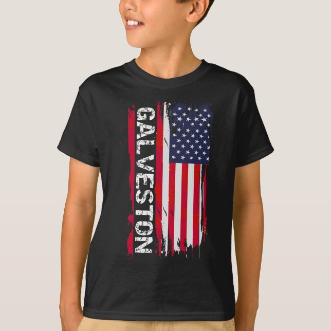 T-shirt Ville de Galveston  (Devant)