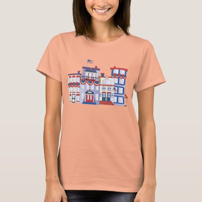 T-shirt Ville de juillet (Devant)