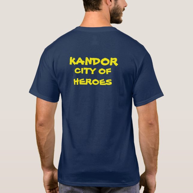 T-SHIRT VILLE DE KANDOR DES HÉROS (Dos)