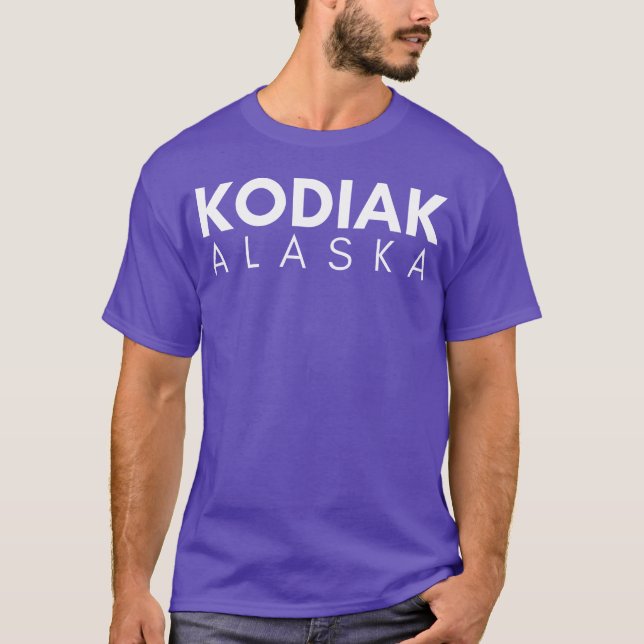 T-shirt Ville de Kodiak Alaska (Devant)