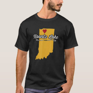 T-shirt Ville De Koontz Lake Indiana Hoosier Merch