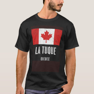 T-shirt Ville de La Tuque CANADA Drapeau canadien Souvenir