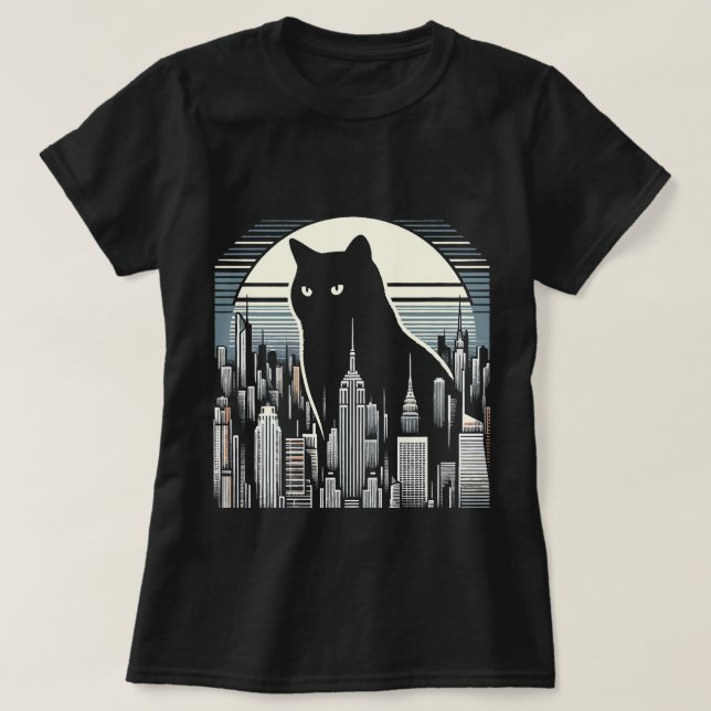 T-shirt ville de meow (Design devant)