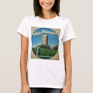 T-shirt Ville de mise en boîte d'été