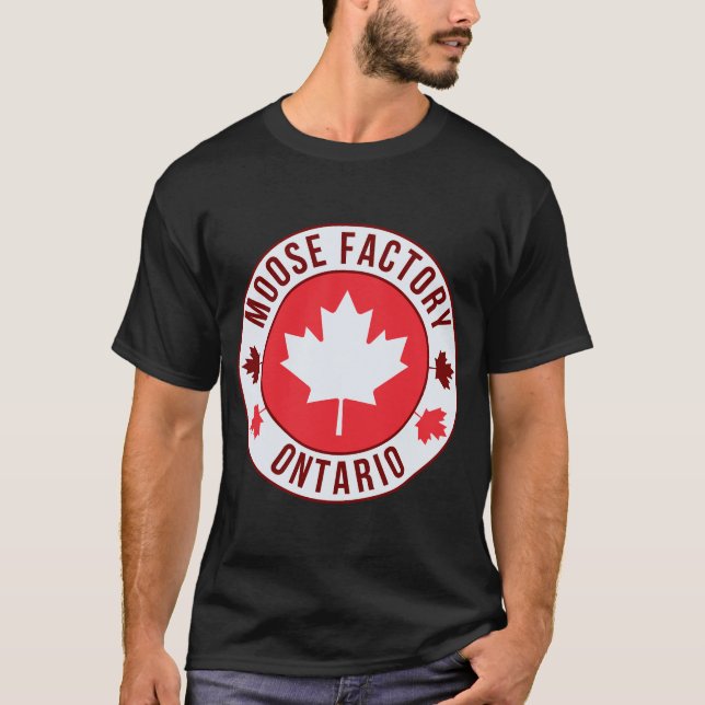 T-Shirt Ville de Moose Factory, Canada | Voyage &  (Devant)