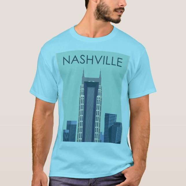 T-shirt Ville de Nashville (Devant)