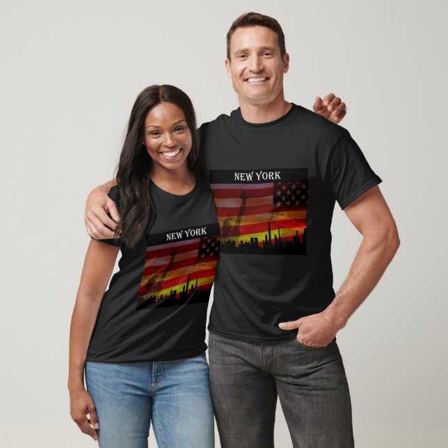 T-shirt ville de New York (Unisexe)