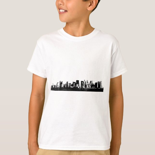 T-shirt Ville de New York panoramique (Devant)