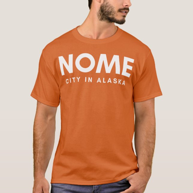 T-shirt Ville de Nome Alaska (Devant)
