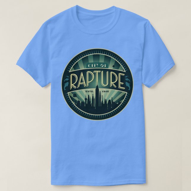 T-shirt Ville de Rapture (Design devant)