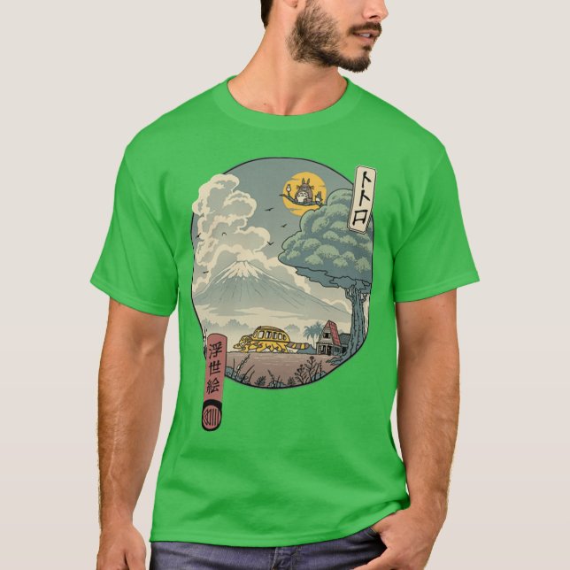 T-shirt ville de samouraï endroit de samouraï (Devant)