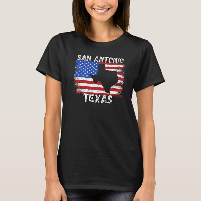 T-shirt Ville De San Antonio Apparel Souvenirs 4 (Devant)