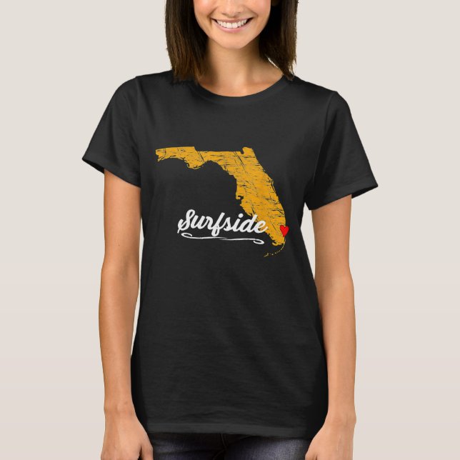 T-shirt Ville de SURFSIDE FLORIDA FL Merch Souvenir Graph (Devant)