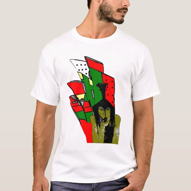 T-shirt ville de terreur (Devant)