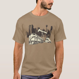 T-shirt Ville de train