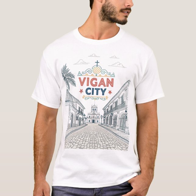 T-SHIRT VILLE DE VIGAN (Devant)