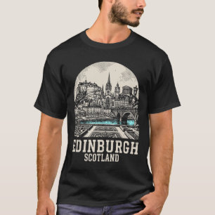 T-shirt Ville d'Édimbourg Écosse