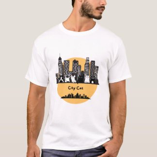 T-shirt Ville des chats