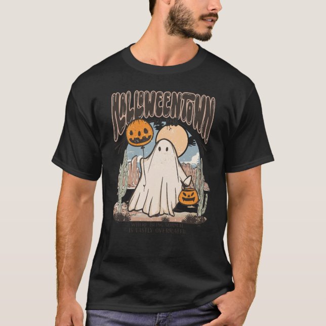 T-shirt Ville D'Halloween Est 1998 Où Être Normal Est Vast (Devant)