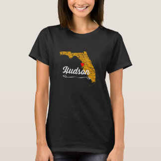 T-shirt Ville d'HUDSON FLORIDA - FL Merch Souvenir - Graph