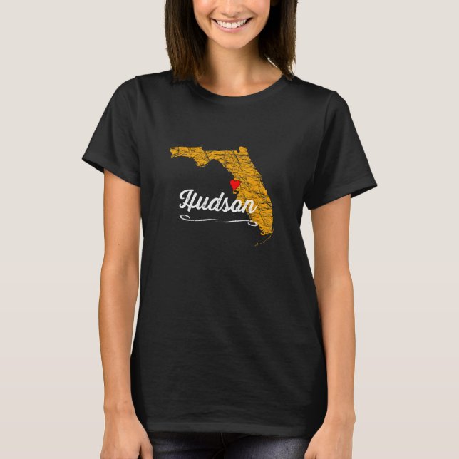 T-shirt Ville d'HUDSON FLORIDA - FL Merch Souvenir - Graph (Devant)