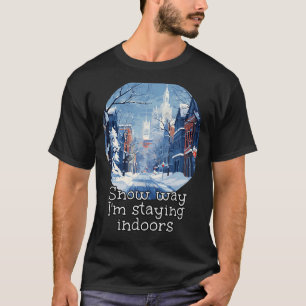 T-shirt Ville d'Icy pour les amateurs de saison de neige e