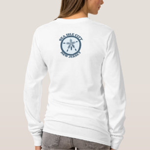 T-shirt Ville d'île de mer