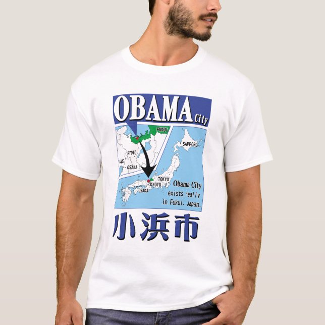 T-shirt Ville d'Obama (Devant)