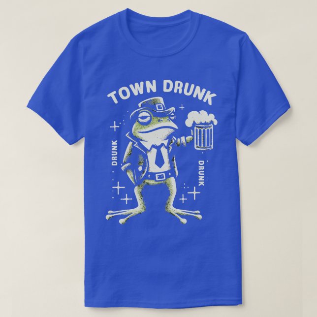 T-shirt Ville Drunk Beer Lover (Design devant)