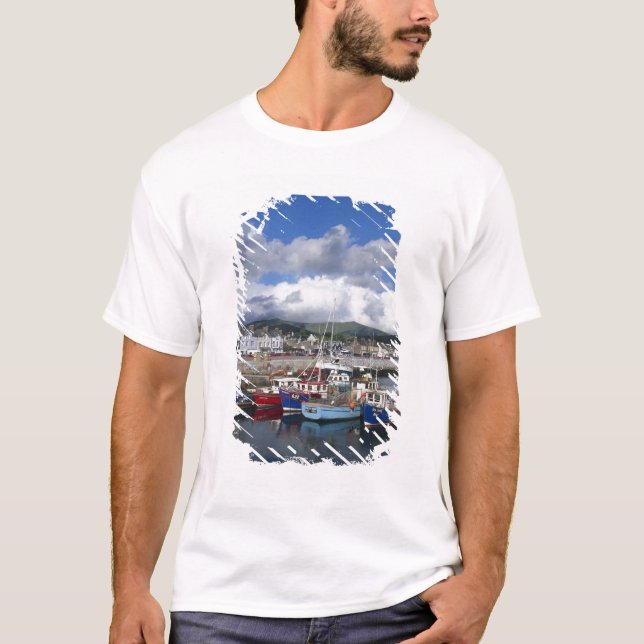 T-shirt Ville et port, Dingle, comté de Kerry, (Devant)