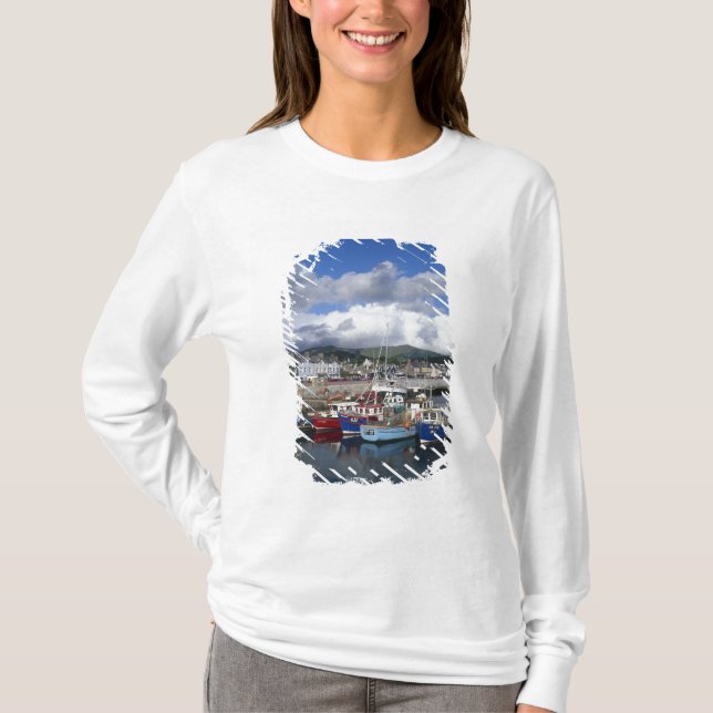 T-shirt Ville et port, Dingle, comté de Kerry, (Devant)