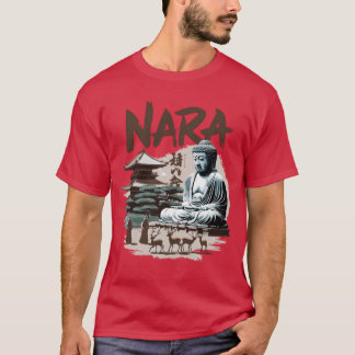 T-shirt Ville japonaise Nara rétro