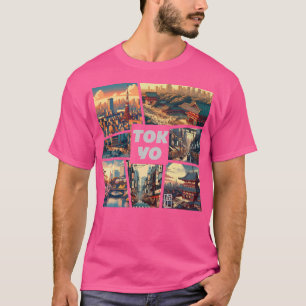 T-shirt Ville japonaise - Tokyo - Voyage -1