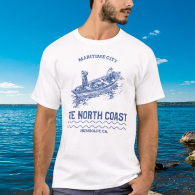 T-shirt Ville maritime : Le littoral de Humboldt (Créateur téléchargé)