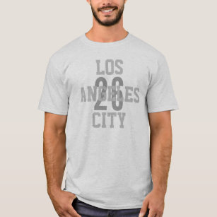 T-shirt Ville numéro 26 de Los Angeles