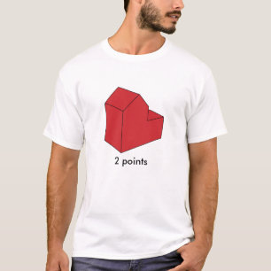 T-shirt ville rouge de colons