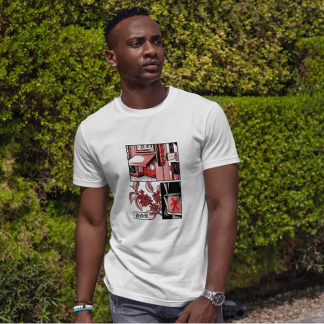 T-shirt Ville urbaine japonaise (Créateur téléchargé)