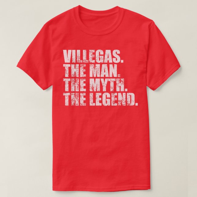 T-shirt VillegasVillegas Nom de famille Villegas Nom de fa (Design devant)