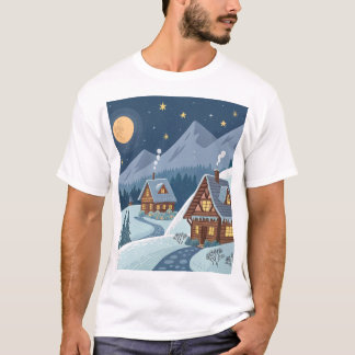 T-shirt Villes alpines cosy