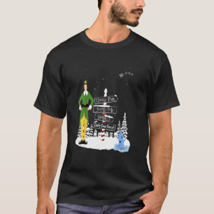 T-shirt Villes Elf de Noël Vacances Père Noël Buddy Snow
