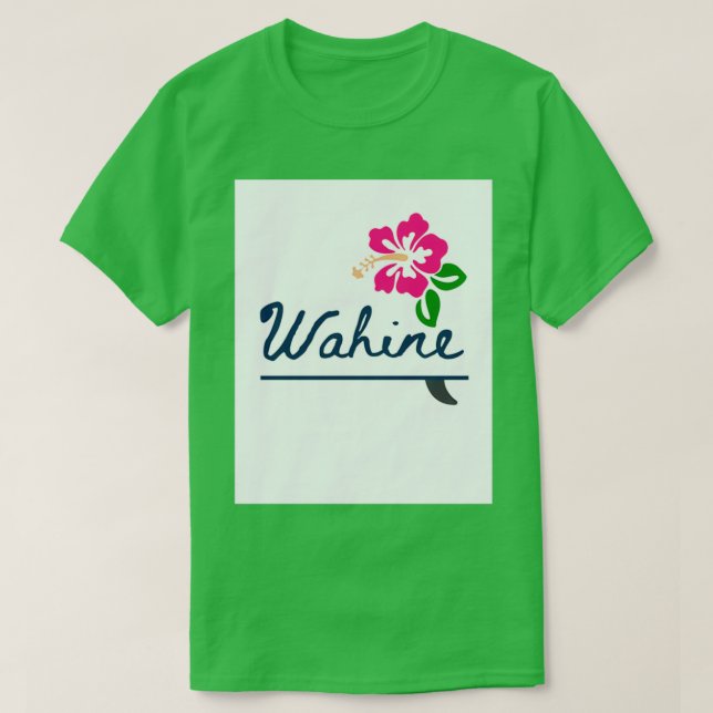 T-shirt Vin à fleurs tropicales (Design devant)