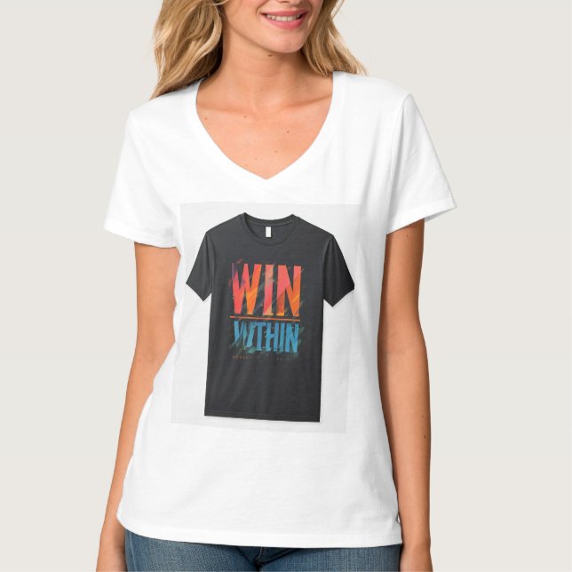 T-shirt Vin à l'intérieur (Devant)