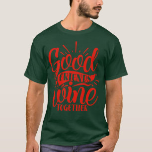T-shirt Vin Bons Amis Vin Ensemble