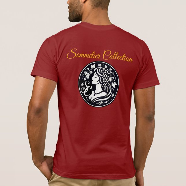 T-Shirt Vin Collection Sommelier (Dos)