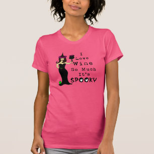 T-shirt Vin d'amour de la sorcière I de vin tellement il